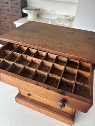 Late Victorian Flight of Six Drawers - Originally an Egg Specimen Chest
