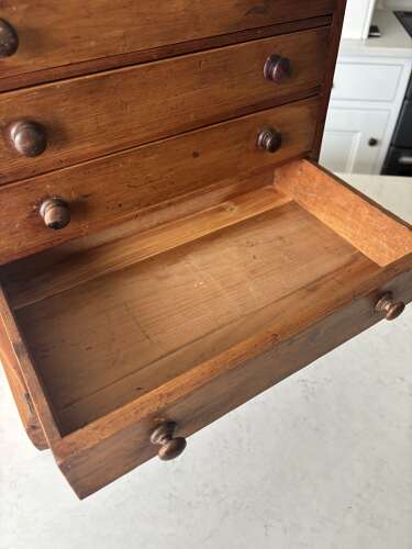 Late Victorian Flight of Six Drawers - Originally an Egg Specimen Chest