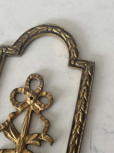 Three Early 20thC Gilt Brass Ormolu Door Finger Plates