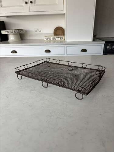 Early 20thC Wire Work Loop Top Cake Cooling Rack
