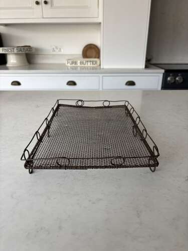 Early 20thC Wire Work Loop Top Cake Cooling Rack