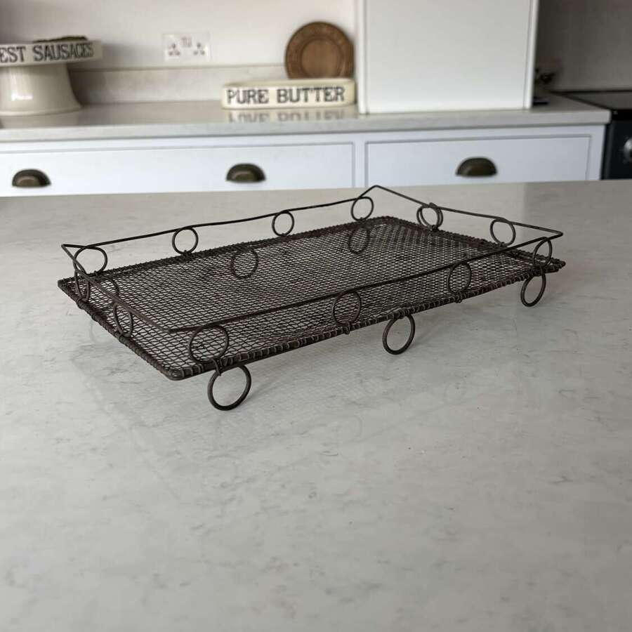 Edwardian Wire Work Loop Top Cake Cooling Rack - Perfect for Bread Loaf Too