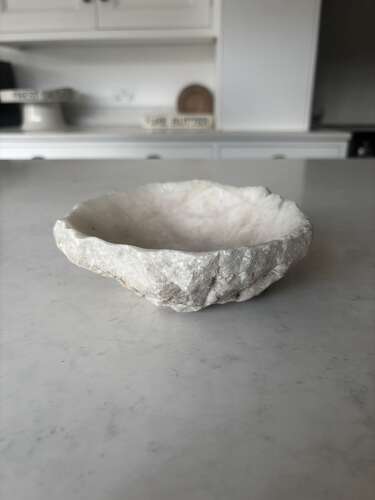 Ancient Geode of Celestine. Makes great soap dish.