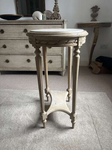 Early 20th Century French Side Table in its Wonderful Original Paint