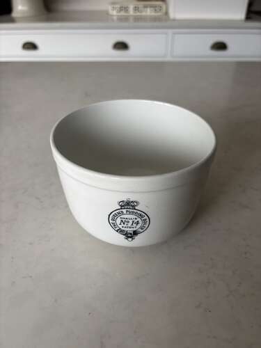Edwardian White Ironstone The Queens Pudding Boiler No 14