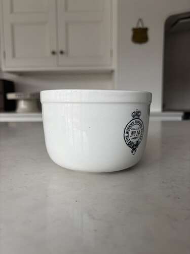 Edwardian White Ironstone The Queens Pudding Boiler No 14