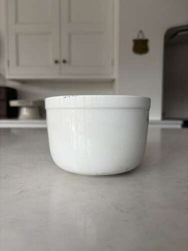 Edwardian White Ironstone The Queens Pudding Boiler No 14