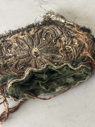 18th Century Needlework Purse.
