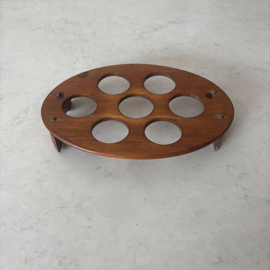 Early 20th Century - c1920s Small Oval Egg Rack