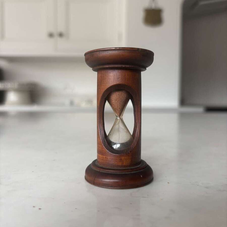 Victorian Treen Larger Size Egg Timer