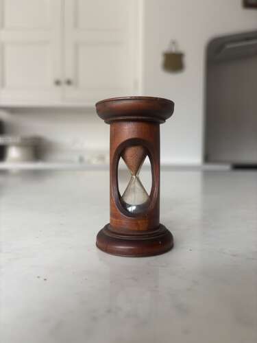 Victorian Treen Larger Size Egg Timer