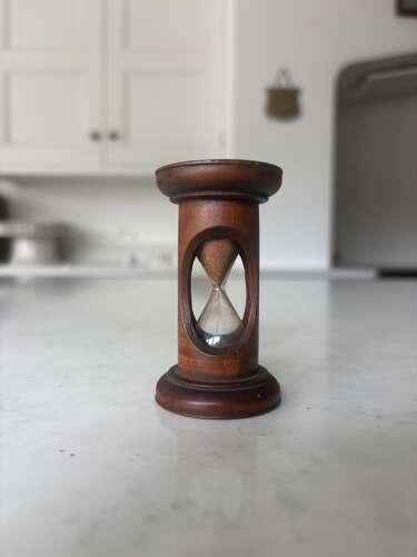 Victorian Treen Larger Size Egg Timer