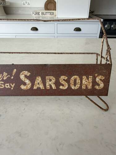 C1930s Shops Advertising Condiment Shelf - Sarsons Vinegar
