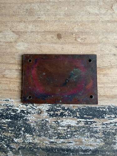 Small Early 20thC Copper Sign - PULL