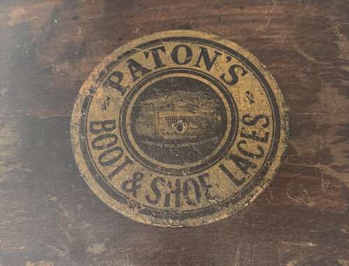 Edwardian Shop’s Advertising Drawers for Patons Boot & Shoe Laces