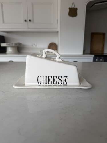Mid Century Masons Ironstone Double Sided Cheese Dish