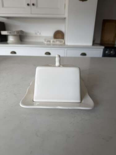 Mid Century Masons Ironstone Double Sided Cheese Dish