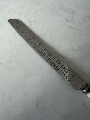 Early 20th Century Advertising Bread Knife in Original Box