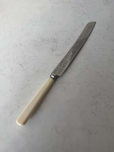 Early 20th Century Advertising Bread Knife in Original Box