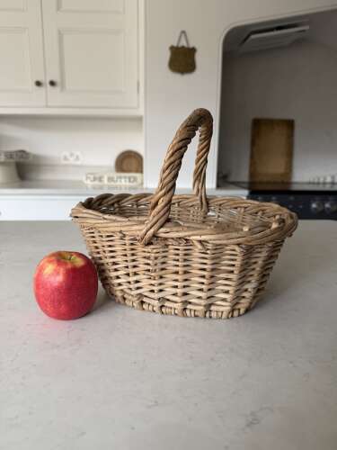Late Victorian Edwardian Childs or Berry Basket