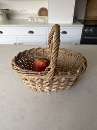 Late Victorian Edwardian Childs or Berry Basket
